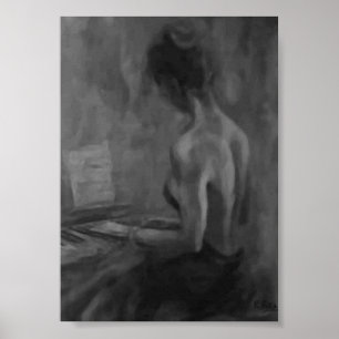 Poster Pianista Mujer Oils originaux Oils Oeuvres Impresi