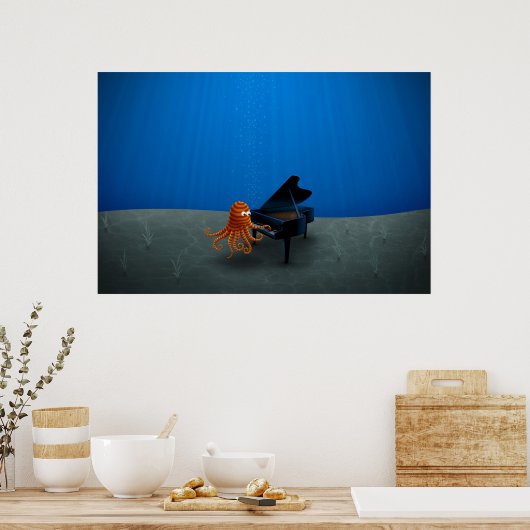 Poster Pianiste (Cuisine)