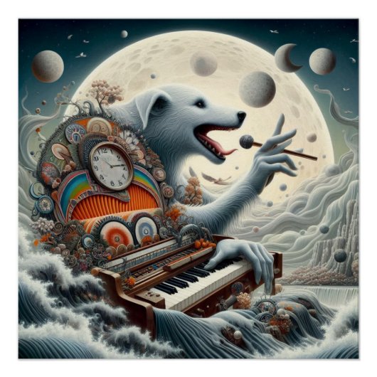 Poster Pianiste céleste de Canis (Devant)