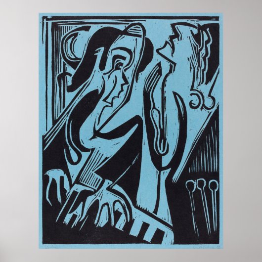 Poster Pianiste et chanteur (Devant)