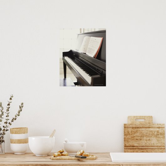 Poster Piano (Cuisine)