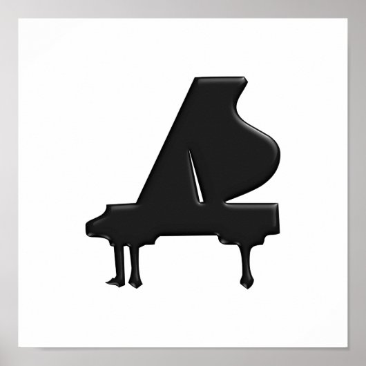 Poster Piano (Devant)