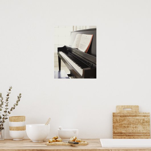 Poster Piano (Cuisine)