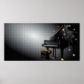 Poster Piano à queue (Devant)