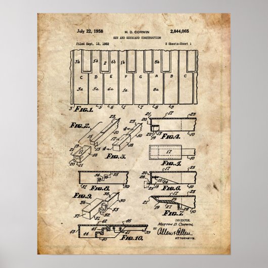 Poster Piano-brevet (Devant)