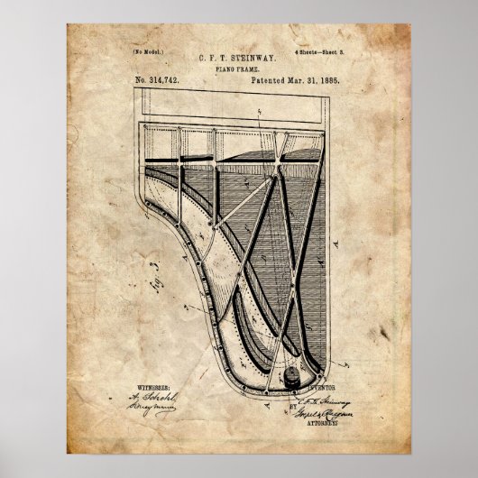 Poster Piano-brevet (Devant)