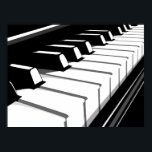 Poster Piano Clavier Pop Art<br><div class="desc">Piano Clavier Pop Art</div>