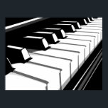 Poster Piano Clavier Pop Art<br><div class="desc">Piano Clavier Pop Art</div>