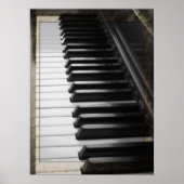 Poster Piano de style antique (Devant)
