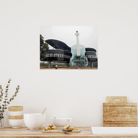 Poster Piano Et Violon (Cuisine)