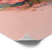Poster Piano Fantaisiste en Fleurs (Coin)