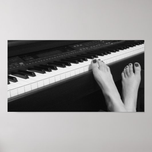 Poster Piano & Feet (Devant)