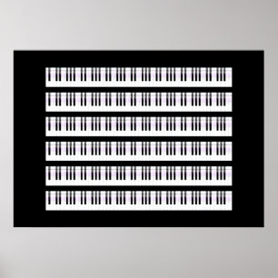 Poster Piano Keys