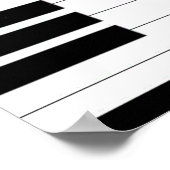 Poster Piano Keys (Hoek)