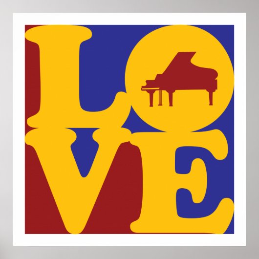 Poster Piano Love (Devant)