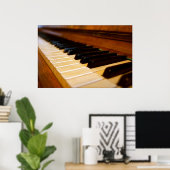 Poster Piano Photo (Bureau à domicile)