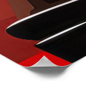 Poster Piano Player Musique Peinture Art Décor Abstrait (Coin)