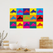 Poster Piano Pop Art (Cuisine)