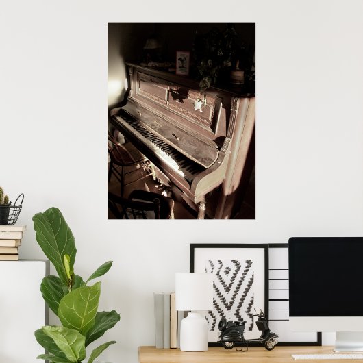 Poster Piano rêvé (Bureau à domicile)