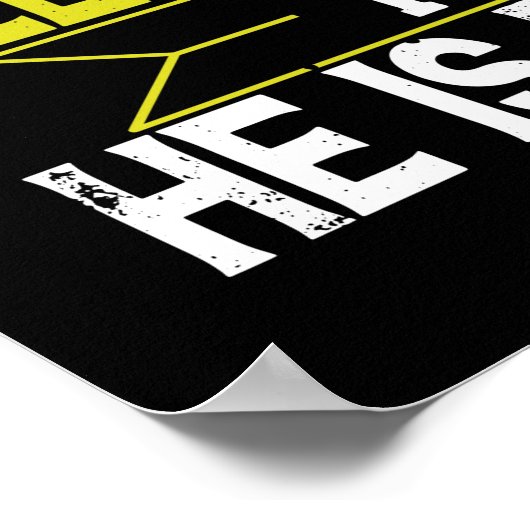 Poster Piano - S'Il Vous Plaît Ne Pas Tirer Sur Le Pianis (Coin)