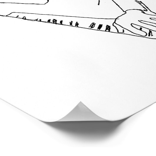 Poster Piano Stravinsky (Coin)