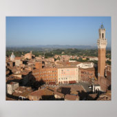 Poster Piazza del Campo Siena Italia (Devant)