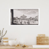 Poster Piazza in Covent Garden, 1647 (gravure) (Cuisine)