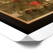 Poster Piazza Navona, Rome, en direction sud du Palazzo (Coin)