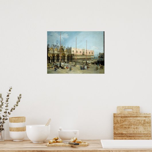 Poster Piazza San Marco (Cuisine)