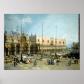 Poster Piazza San Marco (Devant)