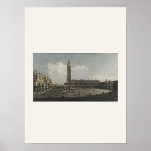 Poster Piazza San Marco, Venise par Bellotto - City Art