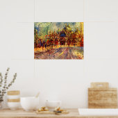 Poster Piazza San Marco, Venise par Pierre Renoir (Cuisine)