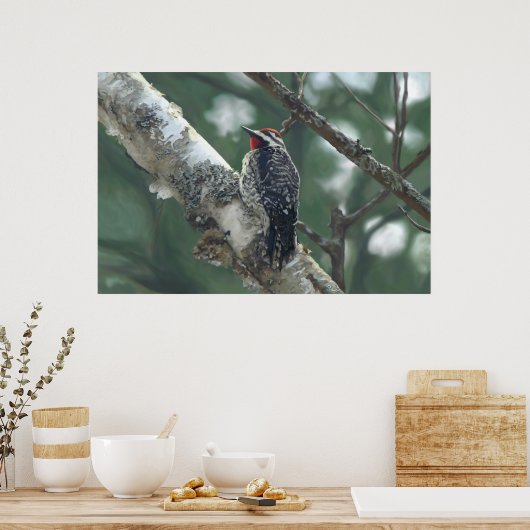 Poster Pic à bois (Cuisine)