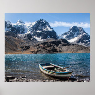 Poster Pic de glace d'Escalade des Andes - Bolivie Trek