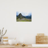 Poster Pic de Huayna Picchu à Machu Picchu, Pérou (Cuisine)
