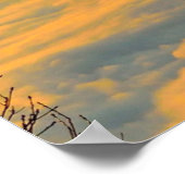 Poster pic du volcan de montagne (Coin)