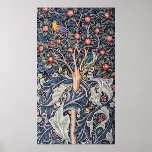 Poster Pic vintage Tapisserie Florale William Morris (Devant)