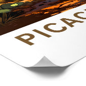 Poster Picacho Peak Arizona Imprimer (Coin)