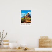 Poster Picacho Peak Arizona Imprimer (Cuisine)