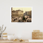 Poster Piccadilly Circus, Antique Londres Angleterre UK. (Cuisine)