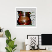 Poster Pichet en cuivre (Bureau à domicile)