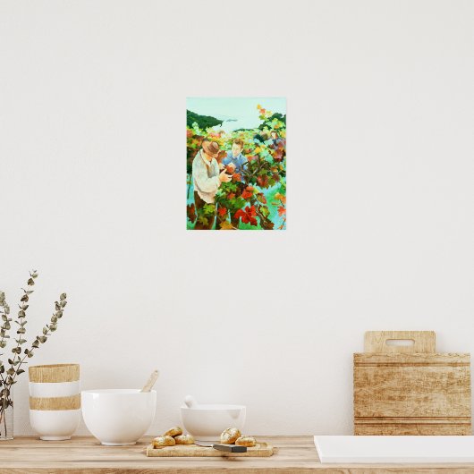 Poster Pickers à raisins 1996 (Cuisine)