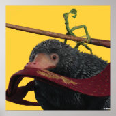 Poster Pickett & Teddy avec baguette et Cravate (Devant)