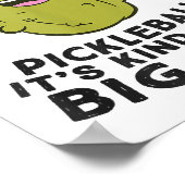 Poster Pickleball C'est un genre de Big Dill Pickles Pick (Coin)