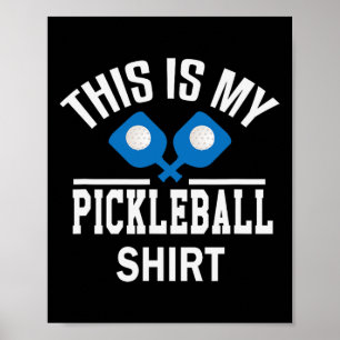 Poster Pickleball - Dinker Badminton Tennis Pickleball Gi