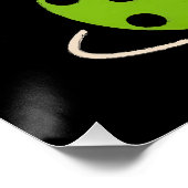 Poster Pickleball Drôle (Coin)
