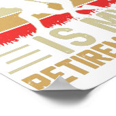 Poster Pickleball Est Mon Plan De Retraite Drôle Pickleba (Coin)