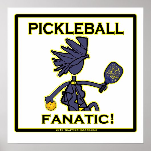 Poster Pickleball Fanatique (Devant)