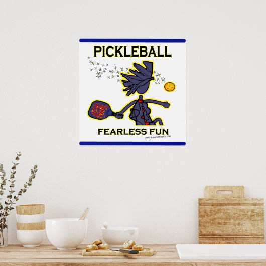 Poster Pickleball Fearless (Cuisine)