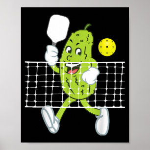 Poster Pickleball Jouer - Drôle Pickleball Paddle